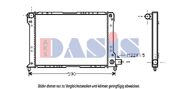 AKS DASIS Radiaator,mootorijahutus 300080N